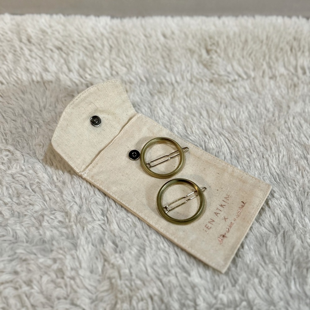 Jen Atkin Chloe & Isabel set of 2 round hair clip